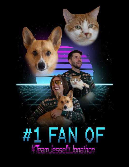 #TeamJesseandJonathon #1FanClub T-Shirts