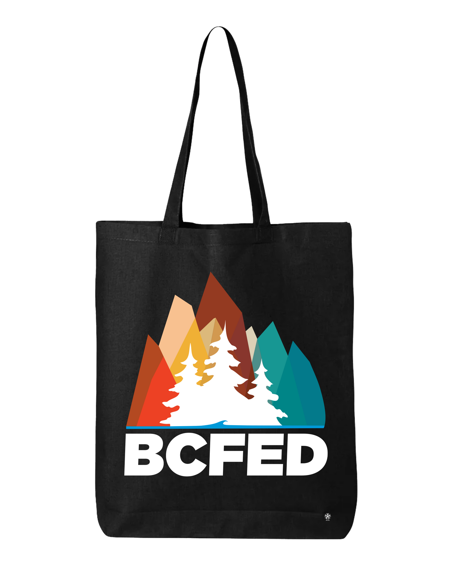 Black BCFED Logo Tote Bag