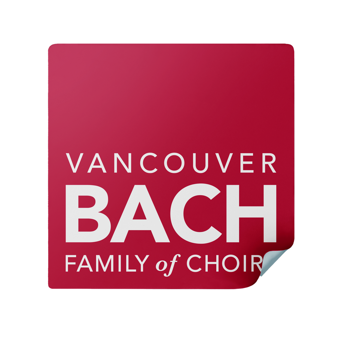 Vancouver Bach Family of Choirs 3" Sticker