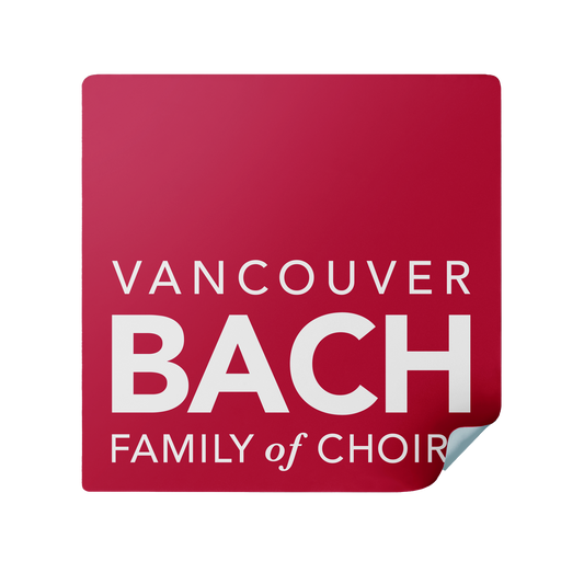 Vancouver Bach Family of Choirs 3" Sticker